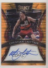 2019-20 Select FOTL Neon Orange Pulsar Prizm 14/35 Christian Laettner Auto 0w8