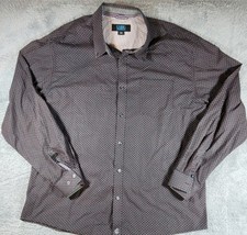 Cody James Core Black Maroon Print Button Down Shirt Western Men's Size XXLT 