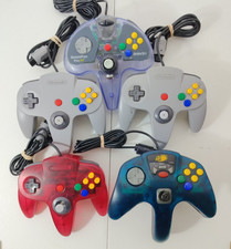 Lot of 5 Nintendo 64 N64 Controllers STICK ISSUES Functional Otherwise 2 OEM 