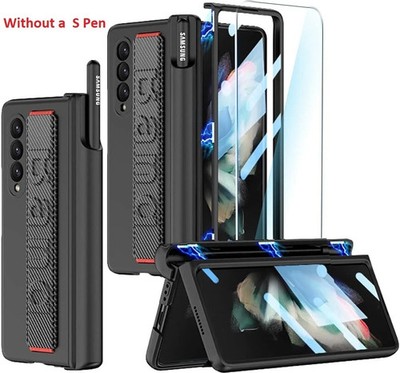 for Samsung Galaxy Z Fold 3 5G Case Original+Screen Protector with S Pen Holder
