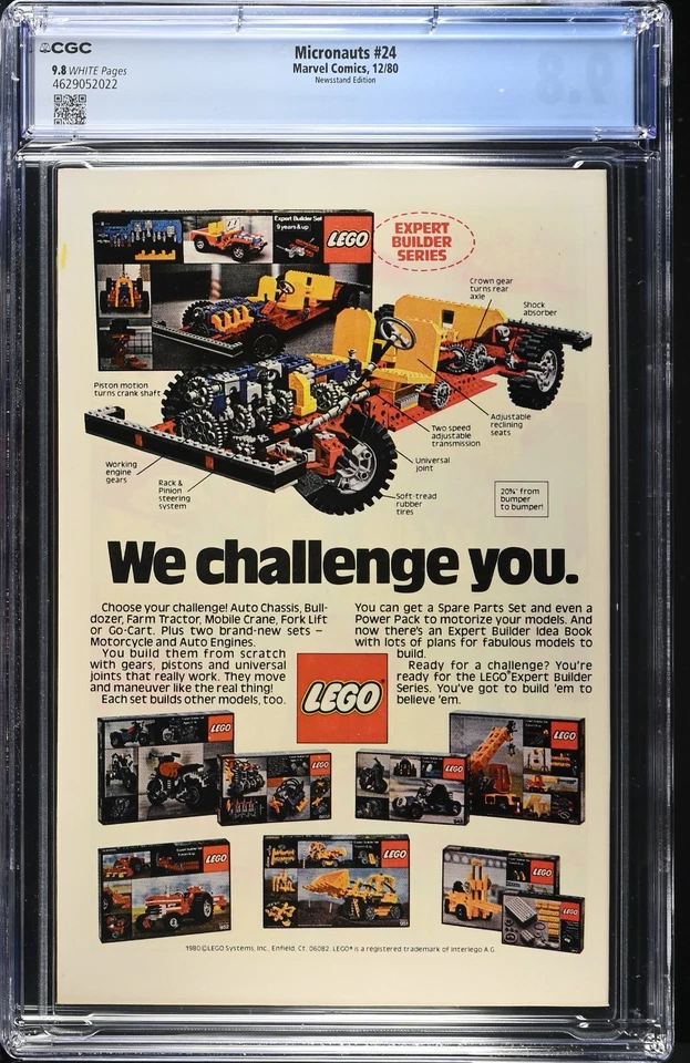 Micronauts #24 CGC 9.8 NM/MT NEWSSTAND Bronze Age MARVEL 1980 X-MEN - Image 2 of 4