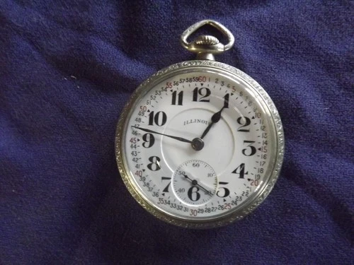 Antique Illinois Bunn special pocket watch