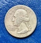 1943-D Washington Wartime Quarter. ￼ 90% Silver. XF Condition. Charity Auction ￼