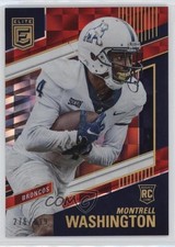 2022 Panini Donruss Elite Rookies Red 276/399 Montrell Washington #169 11sc