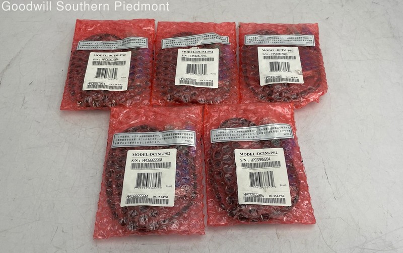 Raritan DCIM-PS2 Lot of 5 KX VGA PS/2 CIM Cables - N/A - New