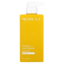 Body Wash, Radiant Glow, Vitamin C + Niacinamide, 15 fl oz (444 ml)