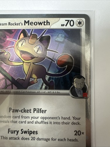 Team Rocket's Meowth (Cosmos Holo) 149/182 Diverse Karten & Produkte Holo - Bild 10 von 14