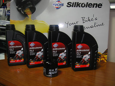 Set Service Öl silkolene 10W60 Pro+ Ölfilter Mv 750 Brutal/Gold 03/05
