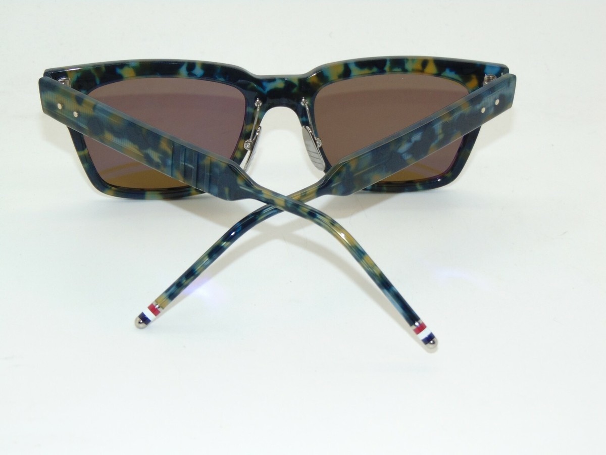 たか　THOM BROWNE トータスシェル サングラスTBS418-54 THOM BROWNE TBS418-54-03AF NVY Navy Tortoise/Brown Authentic