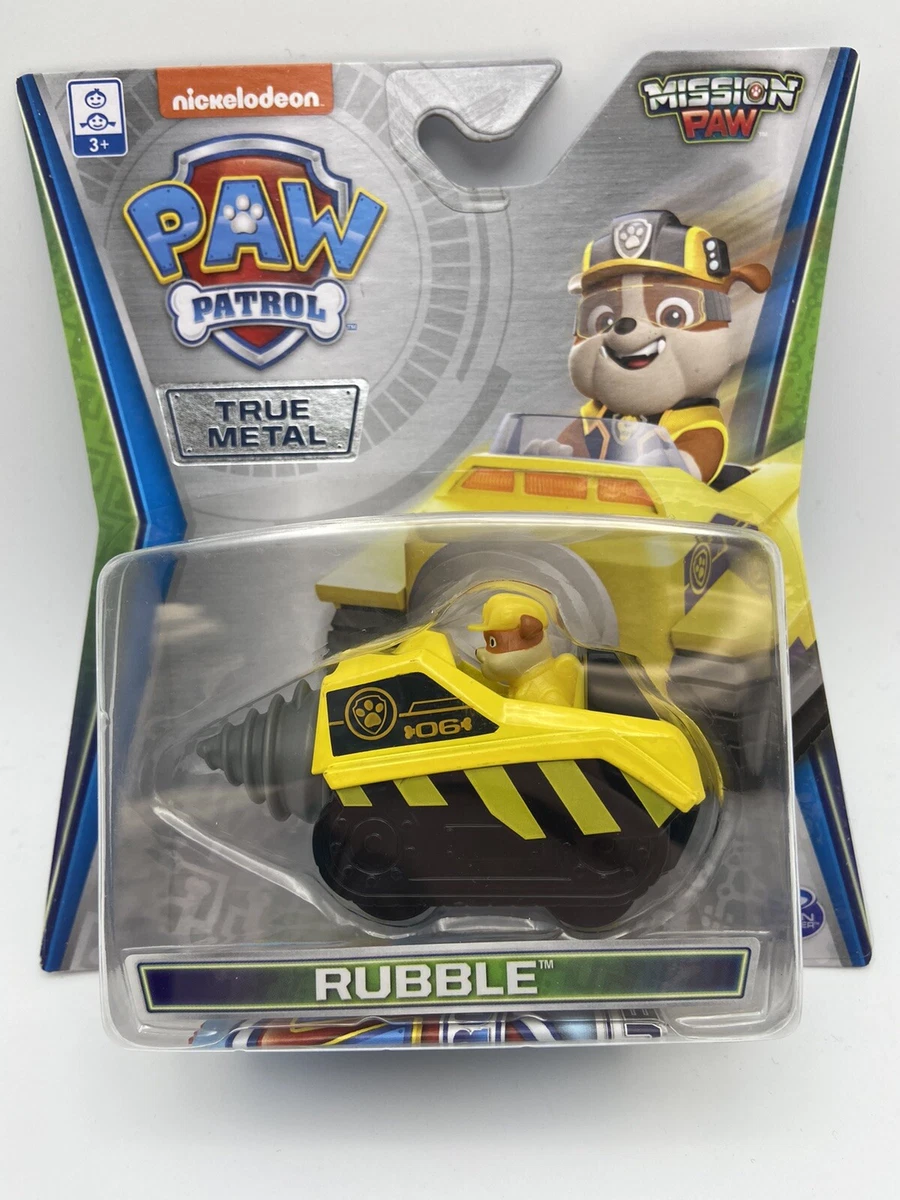 Paw Patrol True Metal Mission Paw Rubble Yellow FREE SHIPPING