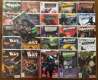 26x 2007-2011 BATMAN CONFIDENTIAL & Vintage 1992 SHADOW OF THE BAT LOT! 3 Jokers