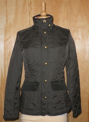 Joules Damen Mordale gesteppte Jacke immergrün Größe 8
