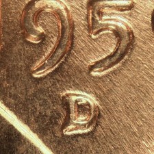 1959-D Lincoln Memorial Cent  / BU  (1 coin ) $0.75 shipping