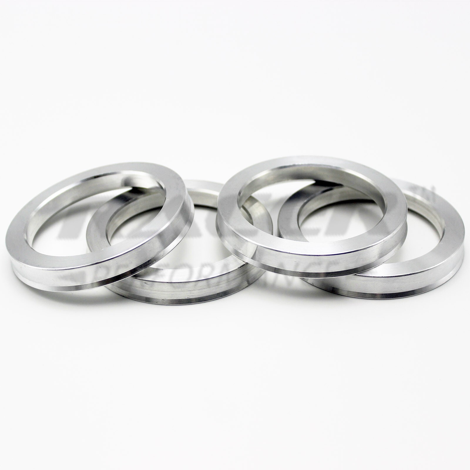 (4) Aluminum Hubcentric Rings 66.6mm Wheel to 57.1mm Hub for Audi  VW