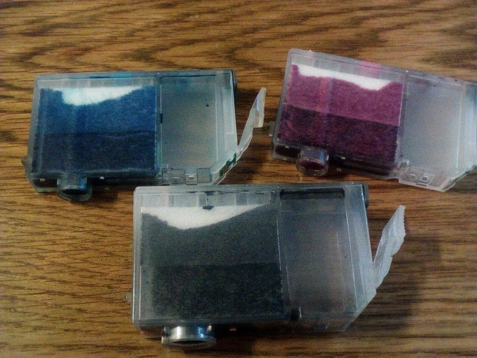 3 Original Leerpatronen Canon CLI-8C CLI-8M PGI-5BK genuine - Bild 3 von 3