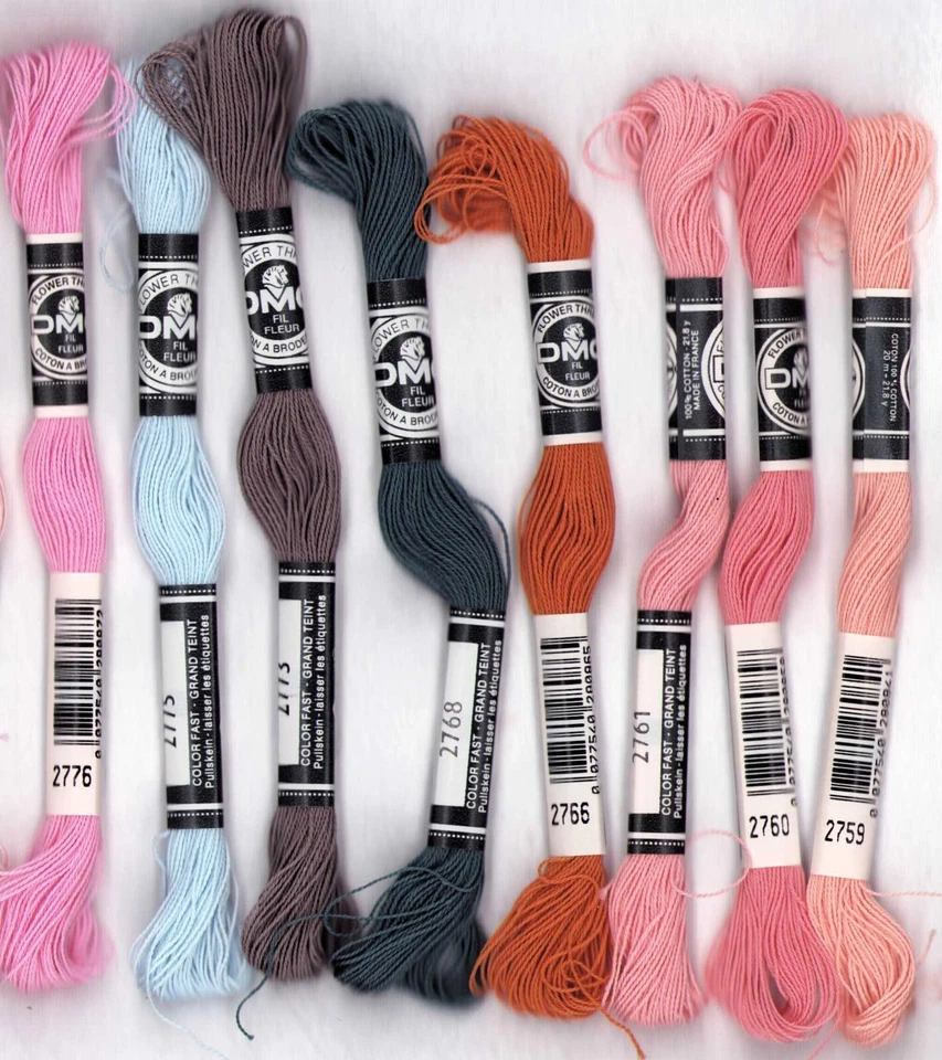 Lot of 15 DMC Flower Thread Embroidery Floss Cross Stitch Needlepoint - Image 4 of 4