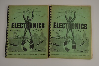 Electronics College Texts Smith Falls ON Trades School Canada Electrons Lot of 2