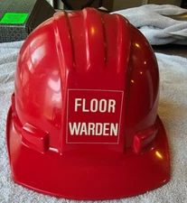 01/11/1983 Bullard Floor Warden Hardhat RED