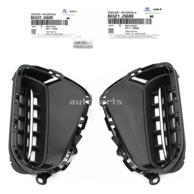 #ad #ad Genuine Bumper Air Curtain Cover Left Right 2EA 1SET For Kia Stinger 2018 2023 $153.53