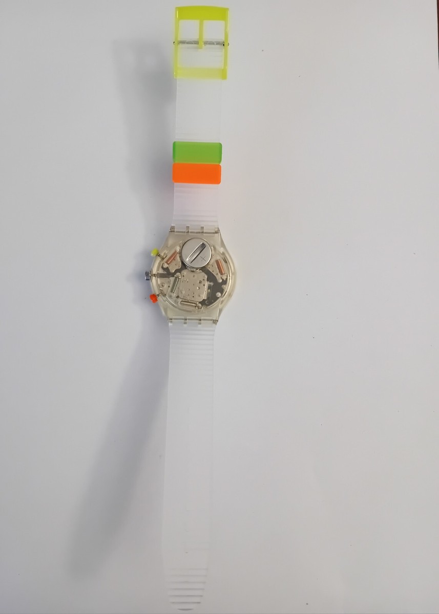 極美品 スウォッチ クロノグラフ JELLY STAG SCK104 1993年 極美品