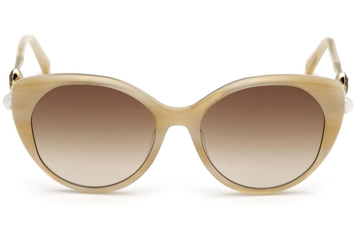 Swarovski Beige Plastic Glasses Women\'s (Frames) SWAROVSKI SK2028 eyeglasses for women in Milky Beige main image 2