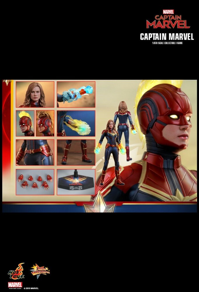 HOT TOYS 1/6 MMS521 CAPTAIN MARVEL as Brie Larson Action Figure