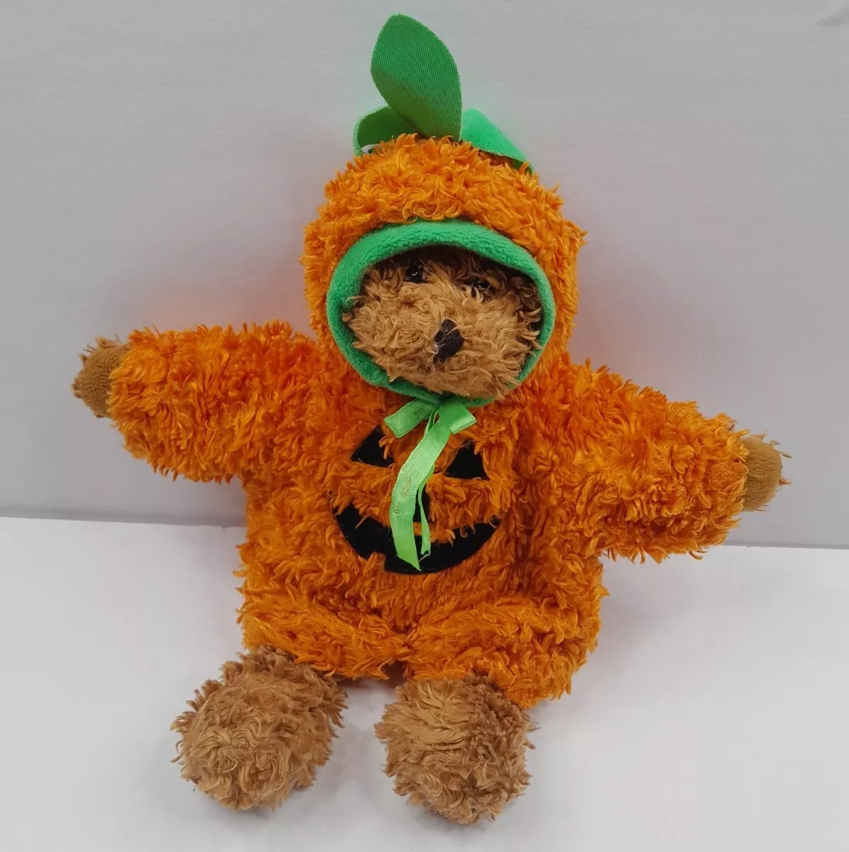 Halloween Plush Pumpkin Teddy Bear Stuffed Animal Toy - Perfect for Sp