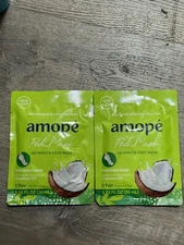2 Pack!! Amopé PediMask 20-Minute Foot Mask - Paradise Found with Coconut Oil