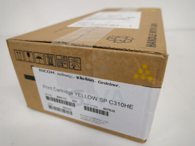 RICOH SP C310HE Tonerkartusche Print Cartridge Yellow Druckerpatrone gelb 407635