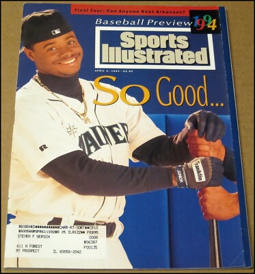 4/4/1994 Sports Illustrated Baseball Ken Griffey Jr. Mike Piazza Frank ...