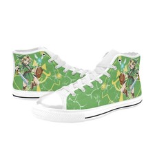 The Legend of Zelda Custom High Top Canvas Sneaker Shoes For Women