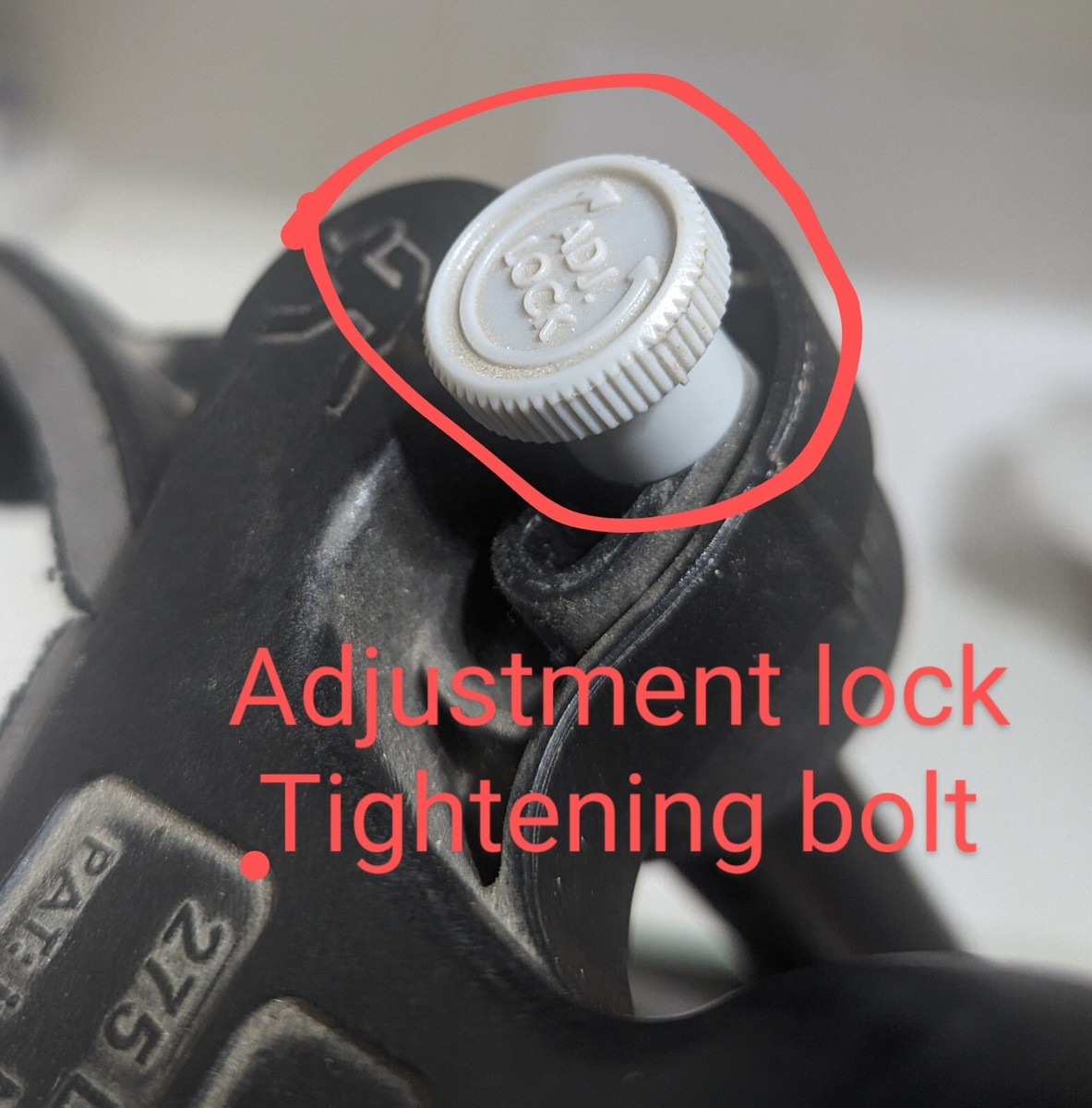 1 iWALK 2.0 Hands Free Crutch Adjustment Adj Lock Holder Bolt Part