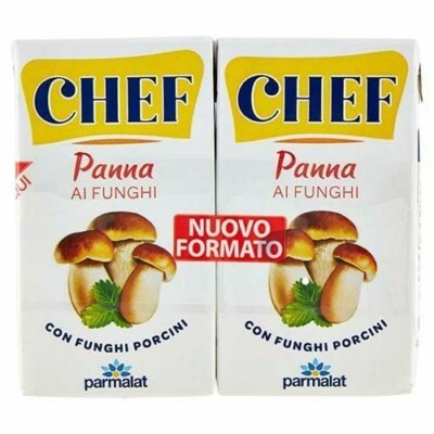Parmalat Panna chef ai funghi Kochcreme Sahne mit Steinpilzen pilze 2x125g
