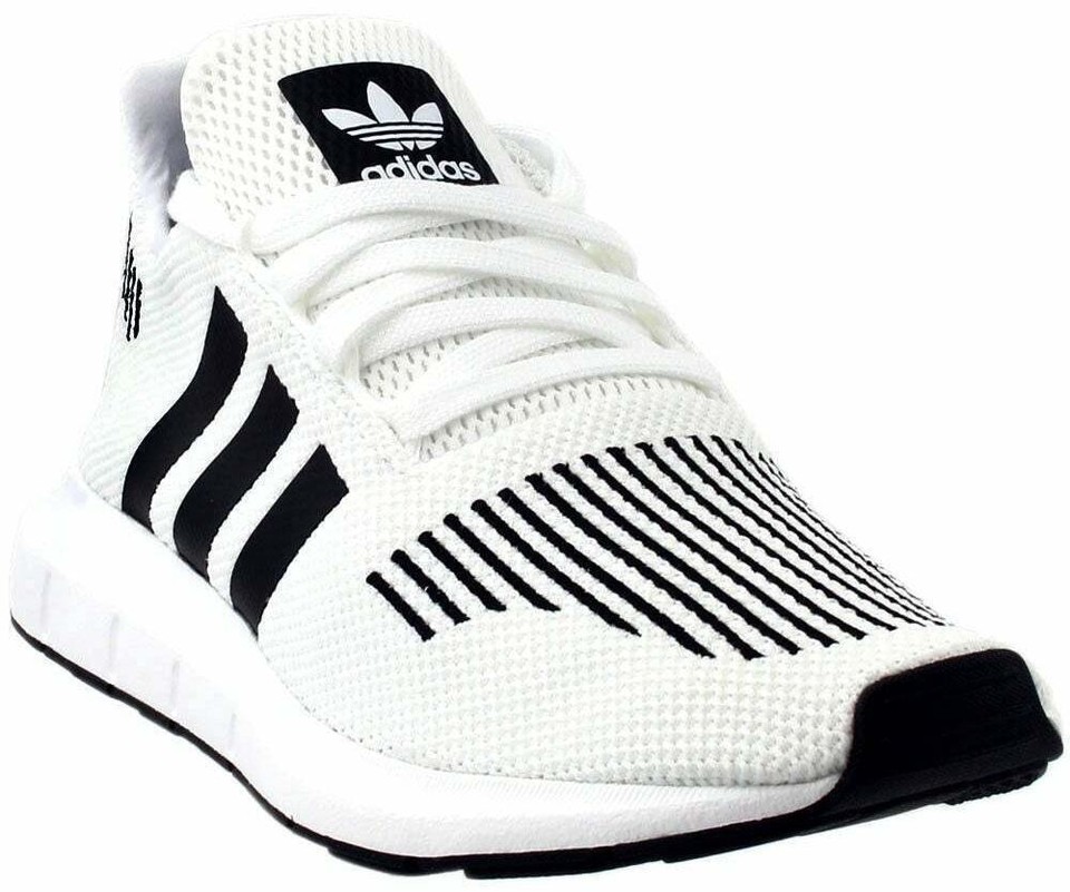 adidas SWIFT RUN ブラック/ホワイト 7 adidas Swift Run Shoes White with Black EE4442 | Chicago