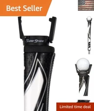 Black Golf Ball Pick Up Tool - Effortless Retrieval with Any Putter Grip!