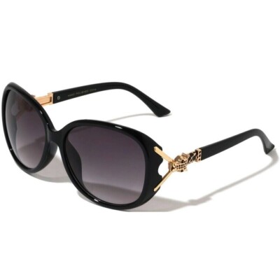 Sunglasses Women Oversized Black Gradient Lens UV400 Protection Classic Lentes