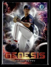 Chase Petty - 2021 Bowman Draft: Genesis Refractor #GNS-9 Minnesota Twins