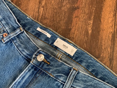 Mango MNG Denim Sayana Eur 42 - Picture 2 of 2