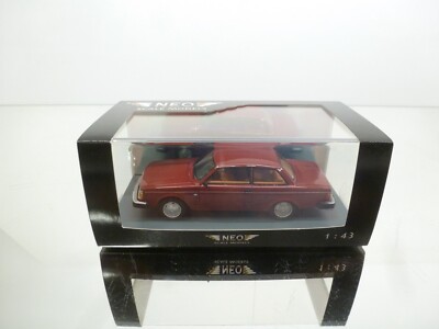 NEO SCALE MODELS 43821 VOLVO 242 DL 1979 -RARE- RED 1:43 - HIGH QUALITY IN BOX