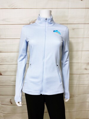 Nike Golf Dri-Fit Womens PyeongChang 2018 Winter Olympics NBC Jacket Size S Blue