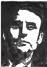 Original Portrait of Emmanuel Macron 15x21