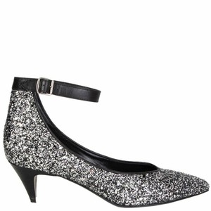 Silver Glitter Kitten Heels / So far, these are the lowest kitten heels on our list, and yet 