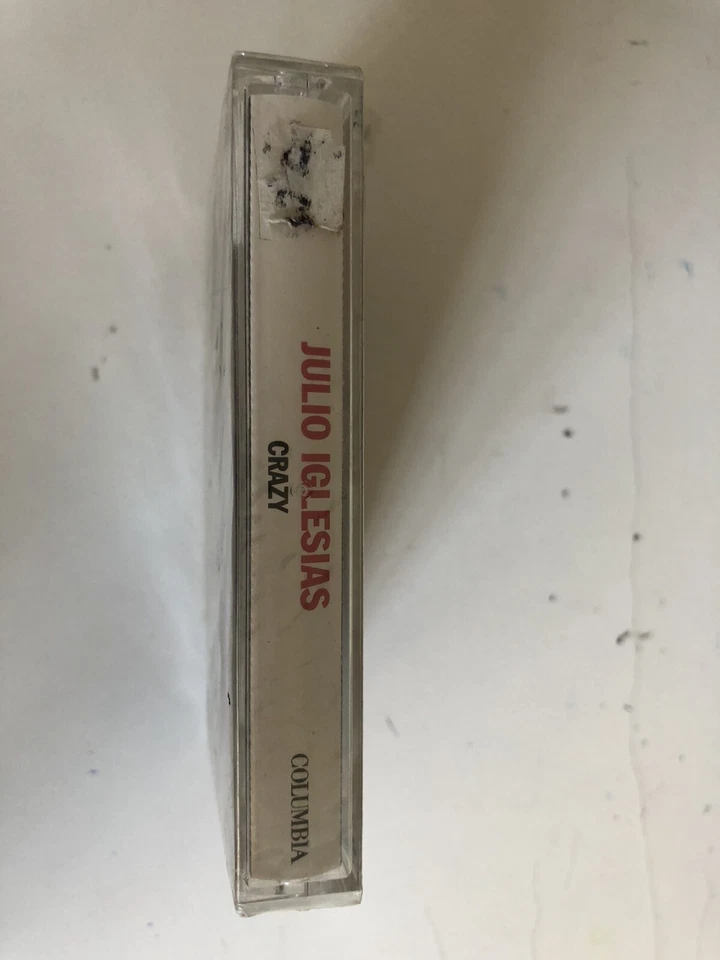  Julio Iglesias Crazy Cassette Tape Vintage Sony Music 1994 New Plastic Sealed - Image 3 of 4