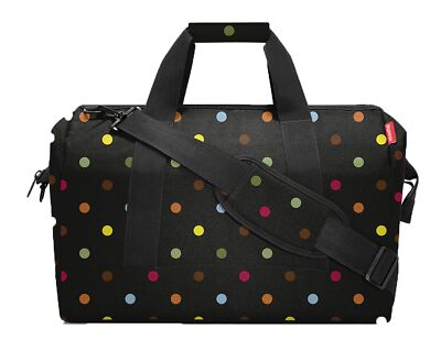 Reisenthel travelling allrounder L - Reisetasche 48 cm (mesh black) in herringbone sand günstig