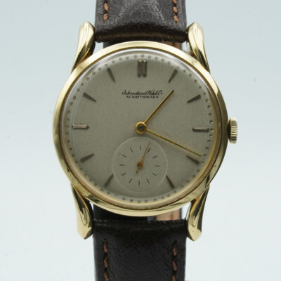 IWC YACHT CLUB  HANDAUFZUG HERREN UHR 35MM VINTAGE ARMBANDUHR 18K 750 GOLD