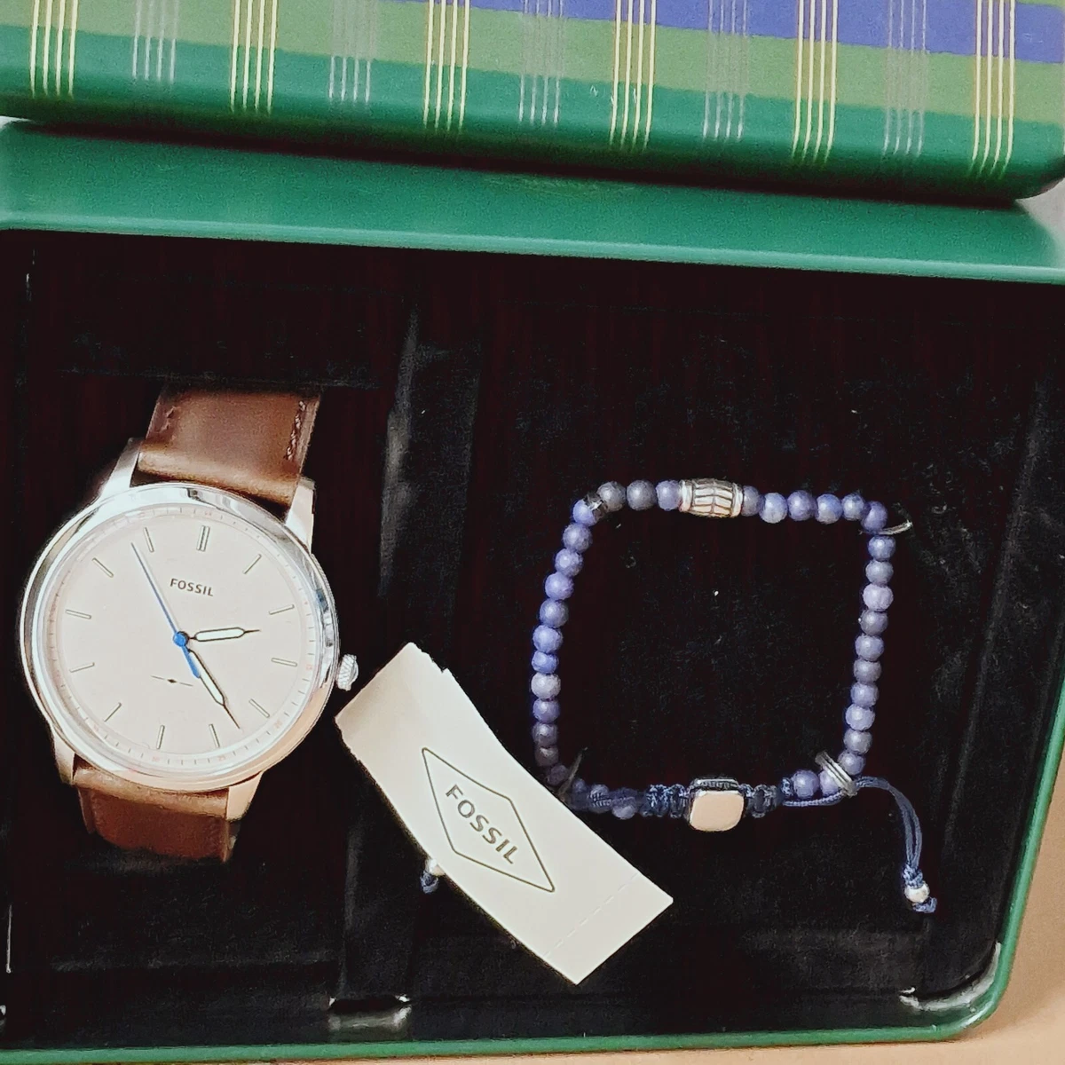 Fossil townsman chronograph blue cheap