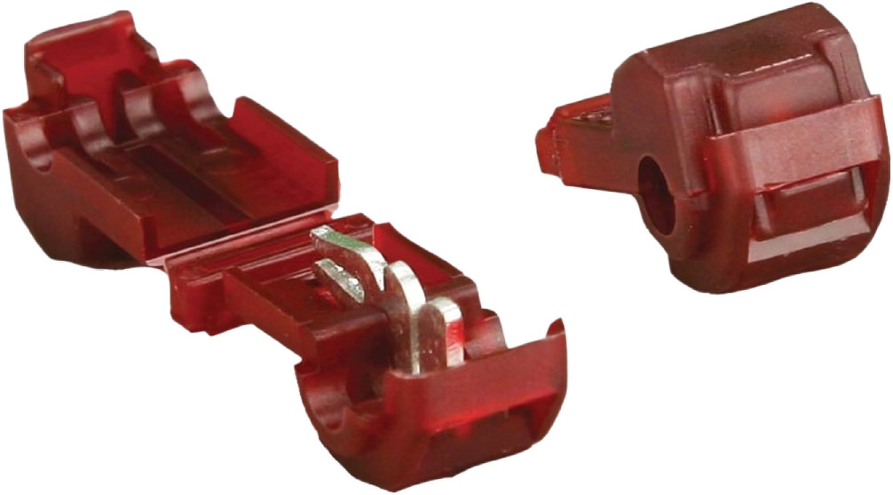 Metra Install Bay 3MRTT 22-18 AWG. 105 Degree T-Tap Red 100 Count Quick Connect