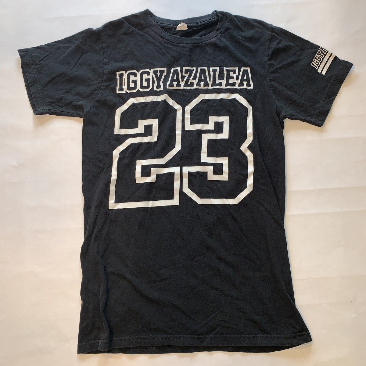 Iggy Azalea 23 Black Graphic T Shirt Fits Like Sz S | eBay