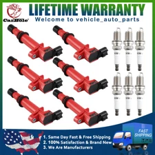 6X Ignition Coil & 6X Iridium Spark Plug for 2005-2008 Jeep Grand Cherokee 3.7L