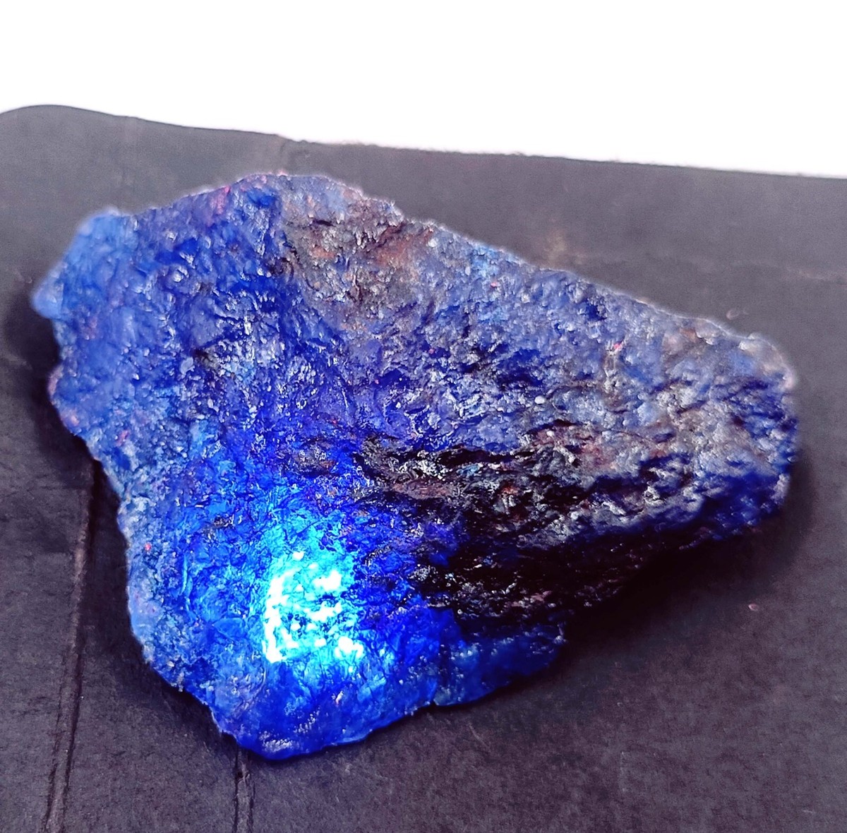 Dyed178.60 Ct Natural Blue Sapphire Uncut Rough Certified Gemstone